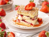 Tiramisu aux fraises printanier inspiré par Yotam Ottolenghi