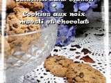 Cookies aux noix, muesli et chocolat sans gluten