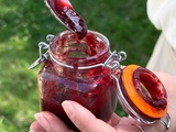 Confiture de quetsches du jardin