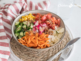 Salade composée, appelée aussi Salad Bowl