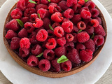 Tarte aux framboises