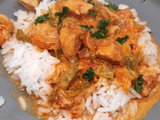 Curry Thaï de poulet à la citronnelle