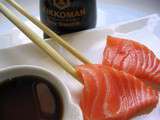 Saumon cru à la japonaise : sashimi  restau japonais  ou sashimi  Picard 