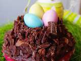 Cupcakes de Pâques : Ferrero Rocher sous son nid ! | Cupcakement parlant