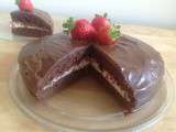 Gâteau chocolat & fraises