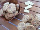 Mini cookies aux fruits secs et chocolat blanc
