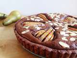 Tarte chocolat & poires