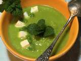 Green soupe au céleri rave aromatisé au fenouil