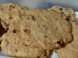 Cookies aux flocons d’avoine, pécan, raisins