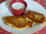 Galettes de courgettes et pois chiche