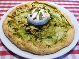 Tarte rustique courgettes burrata