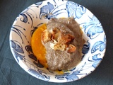 Tranche de butternut à la crème de champignons