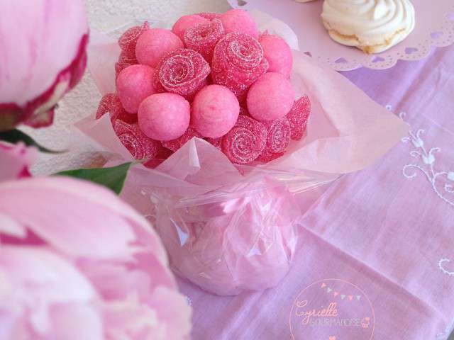 bouquet de fleurs en bonbons (tuto) {DIY} - Prunille fait son show