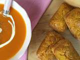 Minicakes Potiron-Curry {Sans gluten et sans lactose}