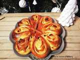 Brioche flocon aux épices de noël, orange et clémentine 🎄 / Christmas spices, orange and Clementine snowflake brioche