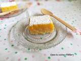 Carrés au citron gourmand de Martha Stewart / Martha Stewart's yummy lemon squares