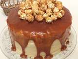 Drip cake gourmand au chocolat et caramel / Chocolat and caramel drip cake