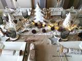 Dans la cuisine d'Hilary: Ma table de Noël polaire en bleu et blanc Jour 20  🎄 / My polar Christmas table decoration Day 20