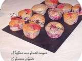 Muffins aux fruits rouges & fraises tagada