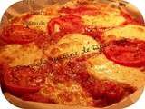 Pizza tomate mozzarella
