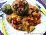 Courgettes rondes Farcies