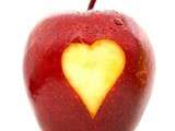 Pomme d'Amour de la Saint Valentin