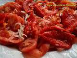 Salade de Poivrons rouges et Tomates