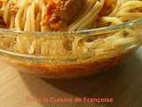 Spaghettis au Thon et Tomates