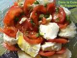 Tomates Mozza et Basilic