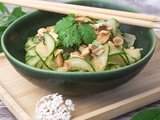 Salade de concombre façon thaï