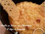 Risotto au chorizo (au Thermomix) et chips de parmesan