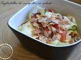Tagliatelles de courgettes en salade
