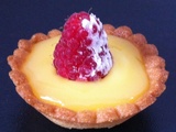 Tartelettes lemon curd - framboises