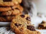 Cookies au chocolat & beurre de cacahuète
