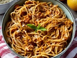 Bolognaise végétale au potimarron