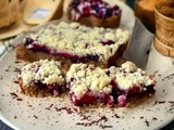 Crumb cake aux fruits rouges