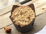Muffins à la crème de marrons et crumble aux spéculoos