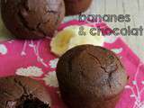 Muffins chocolat-banane, sans gluten – #Vegan