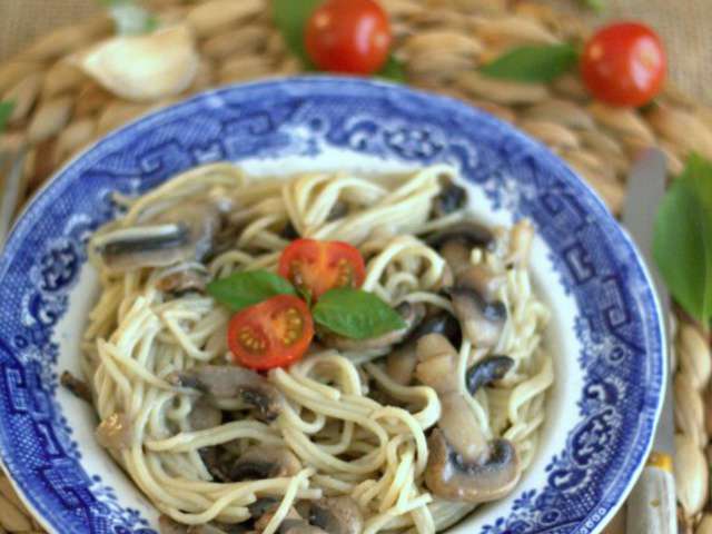 One pot pasta aux épinards et gorgonzola au Thermomix • Yummix !