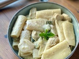 One pot pasta de rigatoni aux courgettes