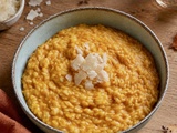 Risotto à la purée de potimarron