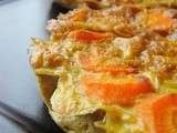 Clafoutis de carottes & curry