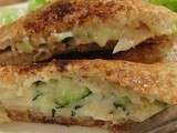 Croque courgettes/fromage