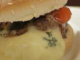 Hamburger à la Fourme d'Ambert & piment d'Espelette