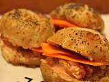 Mini sandwichs tandoori et carotte