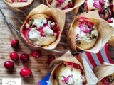 Muffins américains aux canneberges et chocolat (au Companion ou non)