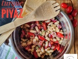 Piyaz, salade turque aux haricots blancs, tomates et oignons (à l’autocuiseur ou non)