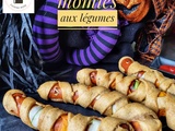 Roulés de saucisses aux légumes alias les saucisses momies d’Halloween (au Companion ou non)
