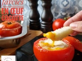 Tomates farcies en œuf cocotte