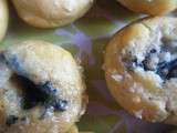 Mini-muffins au coeur de bleu